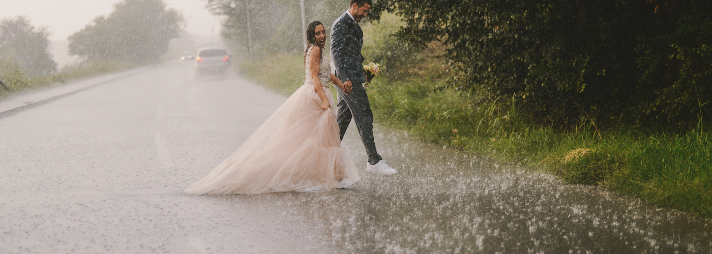 Rain on your wedding day here is your backup plan