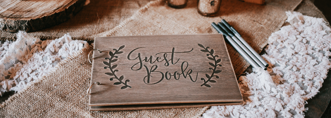 Wedding guests seated comfortably with thoughtful hospitality touches