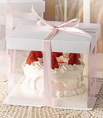 Clear Box Cake Inspiration 1