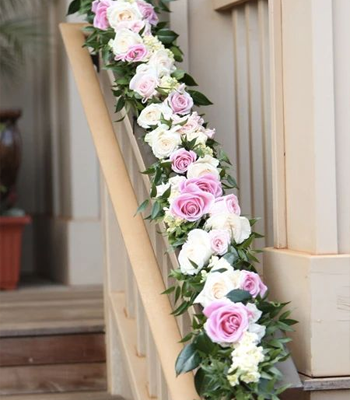 Stair Rail Decor 1