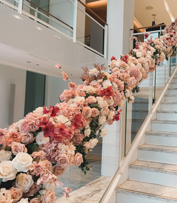 Stair Rail Decor 2