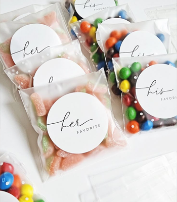 Clear Wedding Favour Bag Image 3