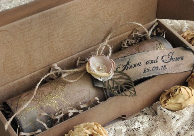Elegant wedding invitation 3