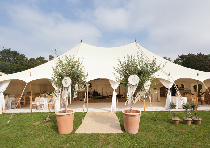 Elegant marquee setup 2