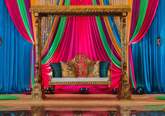 Elegant wedding stage 2